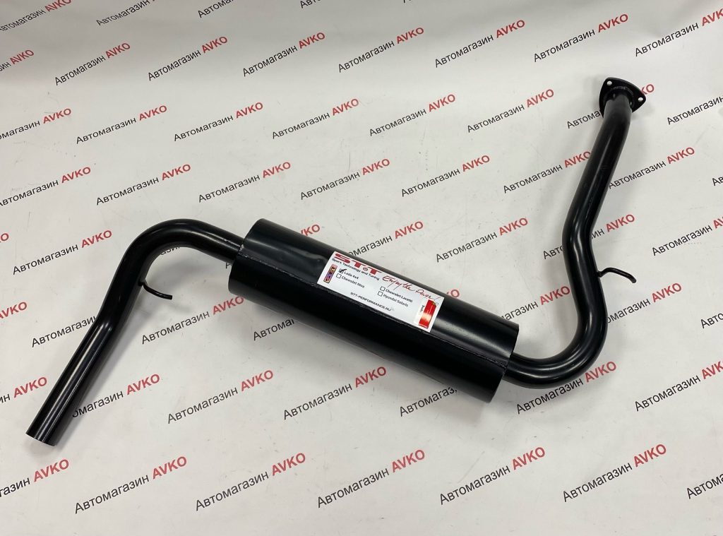 Глушитель STT прямоточный  для а м ВАЗ 21213 21214 Нива