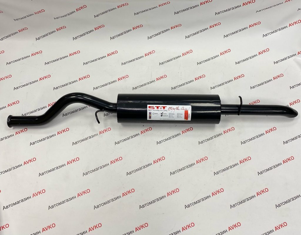 Глушитель STT прямоточный для  Lada Granta Granta FL седан лифтбек, Lada Kalina 2 универсал