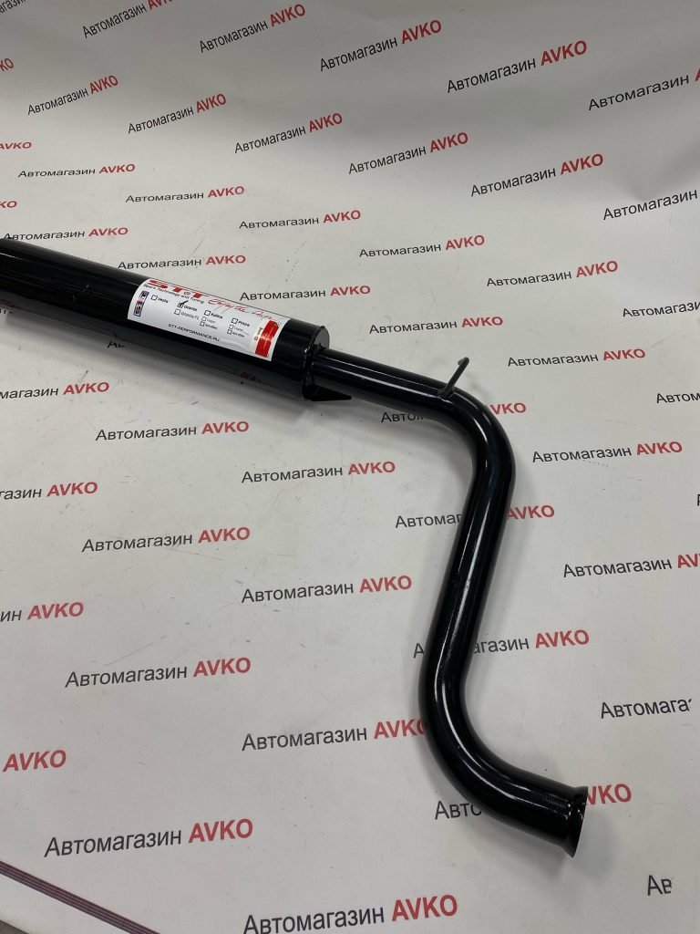 Резонатор под выпускной коллектор STT для  Lada Granta Kalina 2 с гофрой