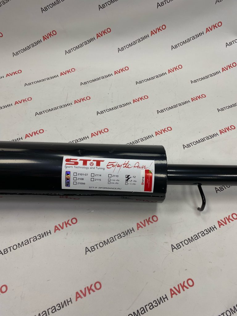 Глушитель STT прямоточный для ВАЗ 2112  крепления старого образца