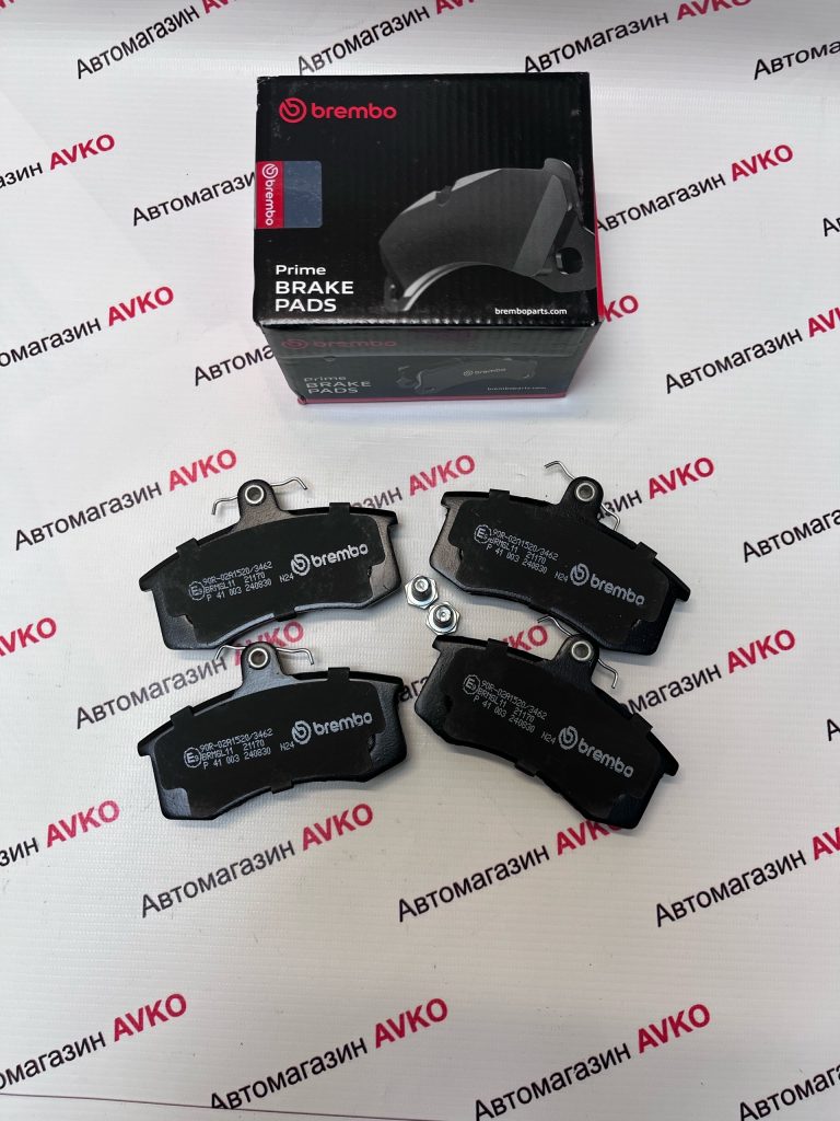 Колодки переднего тормоза BREMBO 2108-21099, 2113-2115, 2110-2112), ЛАДА (КАЛИНА 2, ПРИОРА, ПРИОРА 2, ГРАНТА)