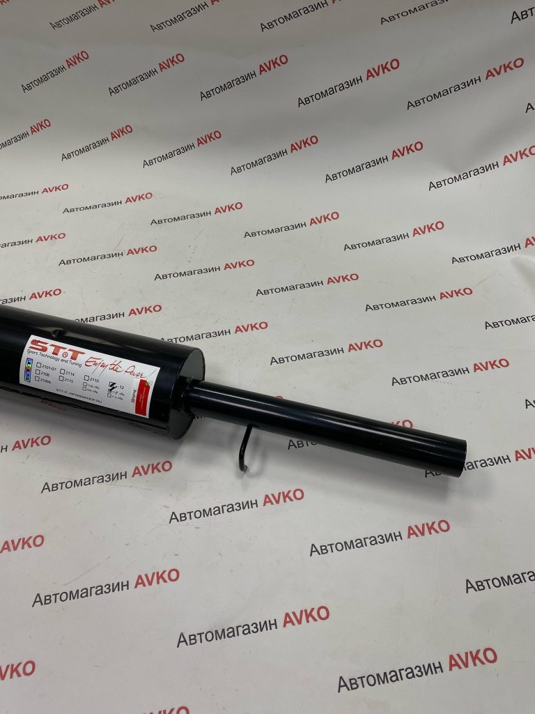 Глушитель STT прямоточный для ВАЗ 2112  крепления старого образца
