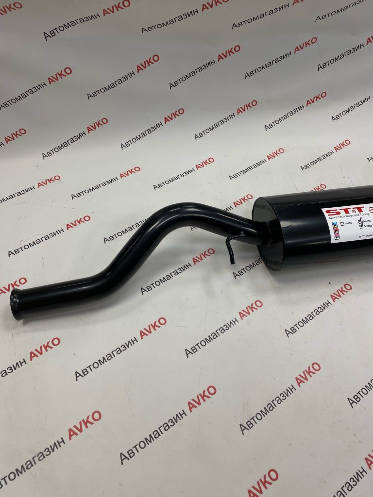 Глушитель STT прямоточный для  Lada Granta Granta FL седан лифтбек Lada Kalina 2 универсал овальный