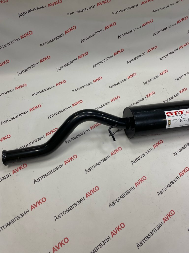 Глушитель STT прямоточный для  Lada Granta Granta FL седан лифтбек, Lada Kalina 2 универсал