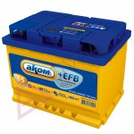 Аккумулятор AKOM 65Ач прямая полярность 670 A EN 242 175 190