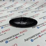 ЭМБЛЕМА ЛАДЬЯ SAL MAN SPORT НА КАРБОНЕ ЧЁРНАЯ  ЛАКИРОВАННАЯ ДЛЯ ЛАДА ГРАНТА