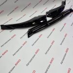 СПЛИТТЕР ЮБКА ГУБА БАРС ПЕРЕДНЕГО БАМПЕРА НА ЛАДА ПРИОРА 2  ЧЕРНЫЙ ЛАК