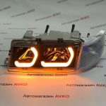 ФАРЫ LED ДХО В СТИЛЕ BMW ДЛЯ ВАЗ 2110 2112