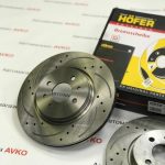 Диск переднего тормоза HOFER R15 вентилируемый SPORT ВАЗ 11186 (2 штуки)