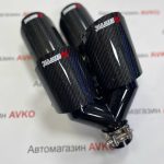 Насадки двойные -AKRAPOVICH- (2шт)