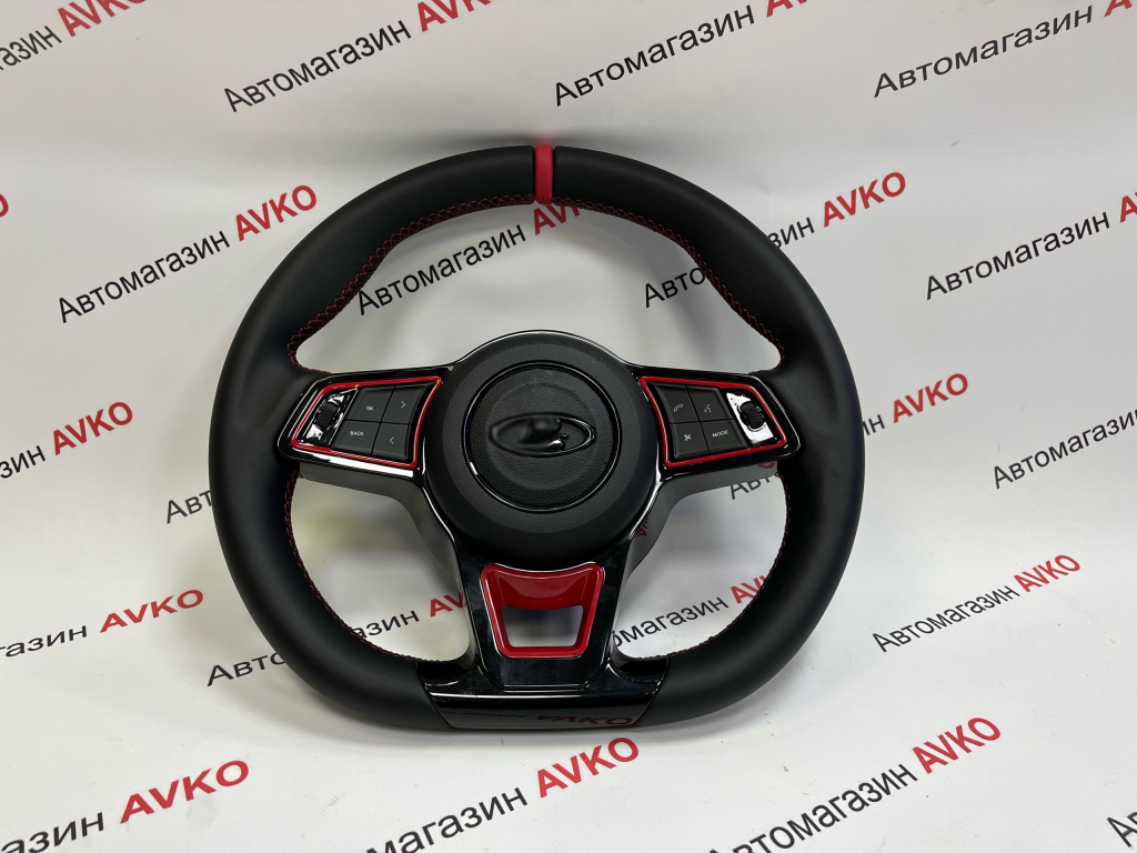Мультируль в стиле "AMG" со скосом для ВАЗ 2110-2112 (евро), Приора, Гранта, Калина