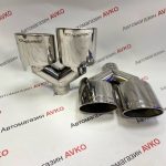 Насадки на глушитель нержавейка  10009 с гравировкой AMG