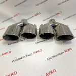 Насадки на глушитель нержавейка  10009 с гравировкой AMG