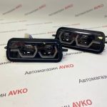 Диодные подфарники ZMB в стиле BMW для Лада Нива