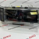 Передние фары, гладкое стекло тонированный отражатель темные , для ВАЗ 2110-2112 2шт