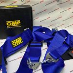Спортивные ремни безопасности OMP 4х точ Синие