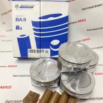 Поршни  Мотордеталь кострома  8V клапанный двигатель ВАЗ Гранта FL Ларгус FL  Веста NG
