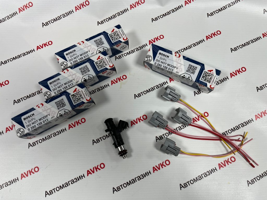Форсунки топливные Bosch Lada Vesta Sport 1 8 л комплект с фишками
