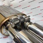 Глушитель с насадками универсальный с вакуумной заслонкой