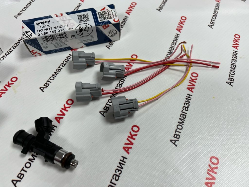 Форсунки топливные Bosch Lada Vesta Sport 1 8 л комплект с фишками