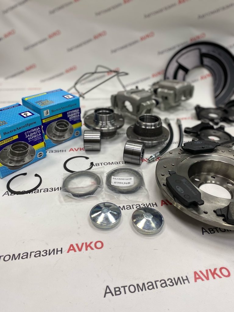 Задние дисковые тормоза с перфорацией и насечками невентилируемые  Лада Vesta