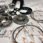 Задние дисковые тормоза с перфорацией и насечками невентилируемые  Лада Vesta