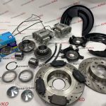 Задние дисковые тормоза с перфорацией и насечками невентилируемые  Лада Vesta