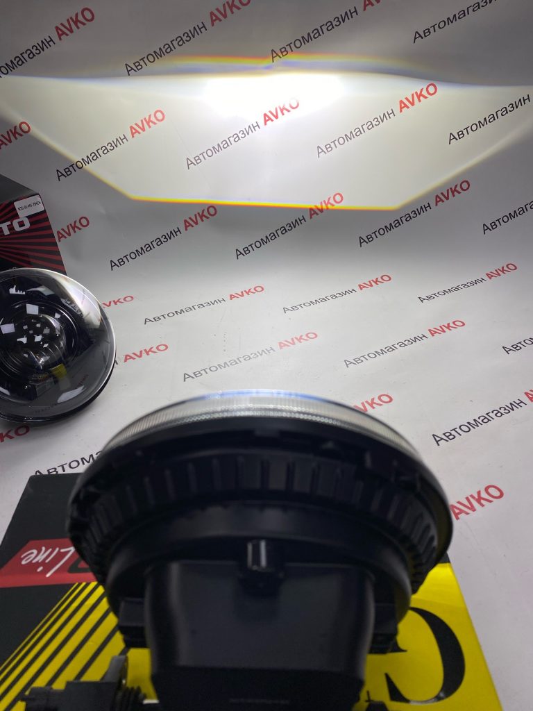 Фара диодная 7дюймов круглая NTS БЕЗ ДХО