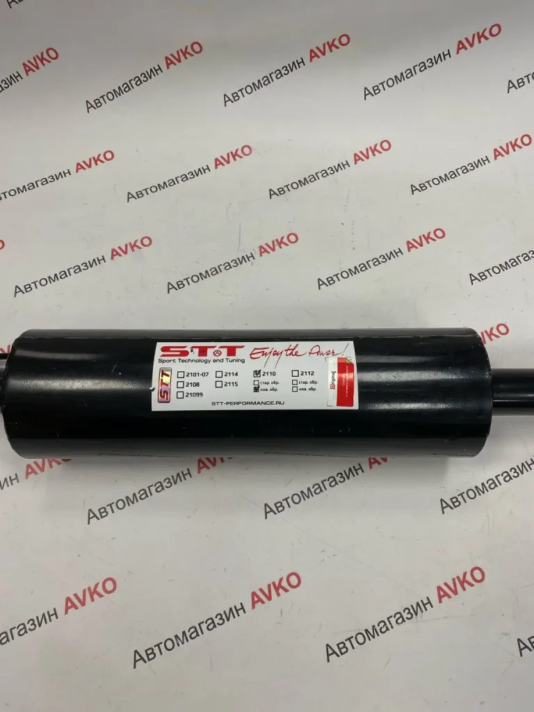 Глушитель  STT прямоточный для  ВАЗ 2110 2111 крепления н о