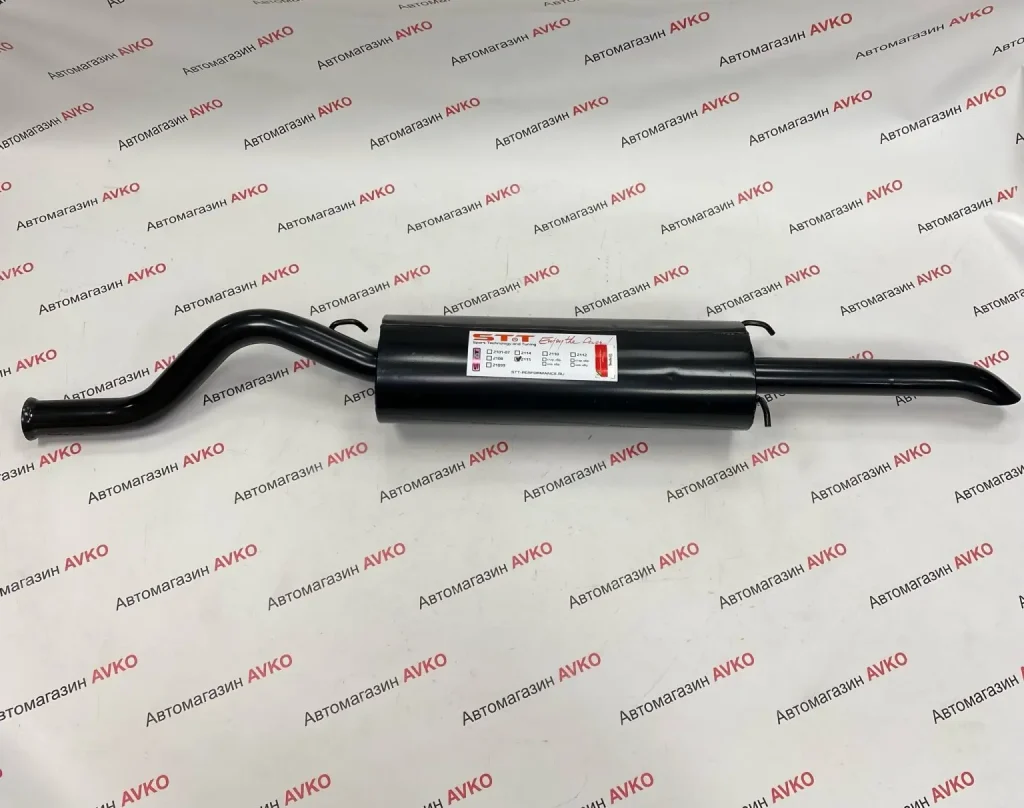 Глушитель STT прямоточный овальный для ам ВАЗ 2115