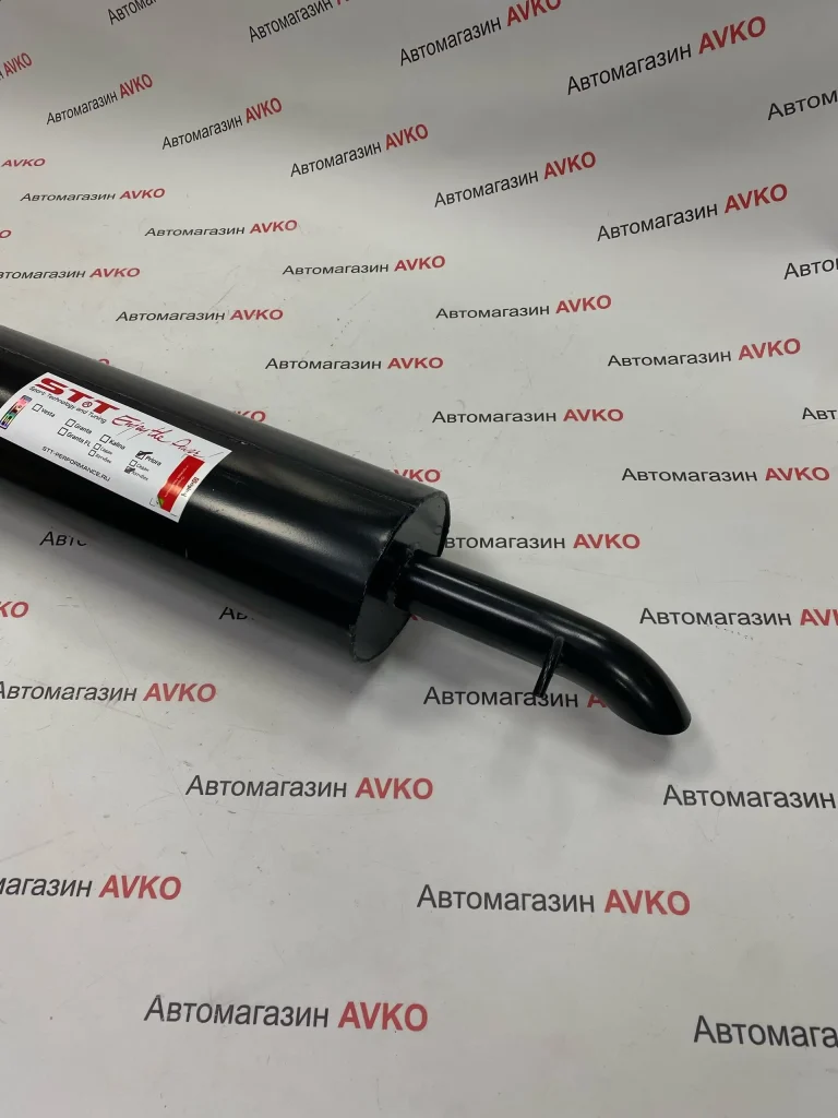 Глушитель STT прямоточный для ам Lada Priora  хэтчбек овальный