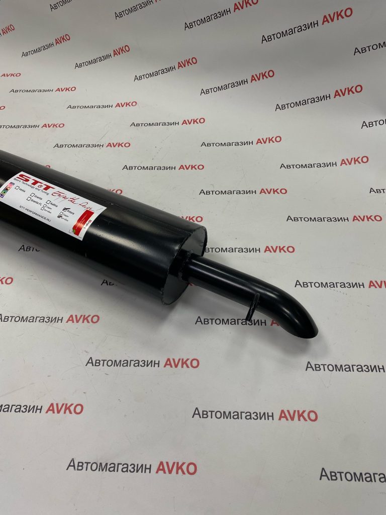 Глушитель STT прямоточный для ам Lada Priora  хэтчбек овальный