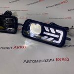 Диодные линзовые подфарники NTS для Лада Нива