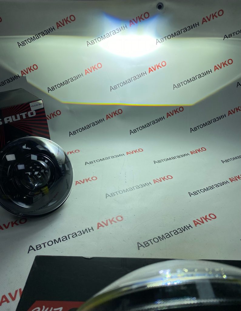 Фара диодная 7дюймов круглая NTS БЕЗ ДХО