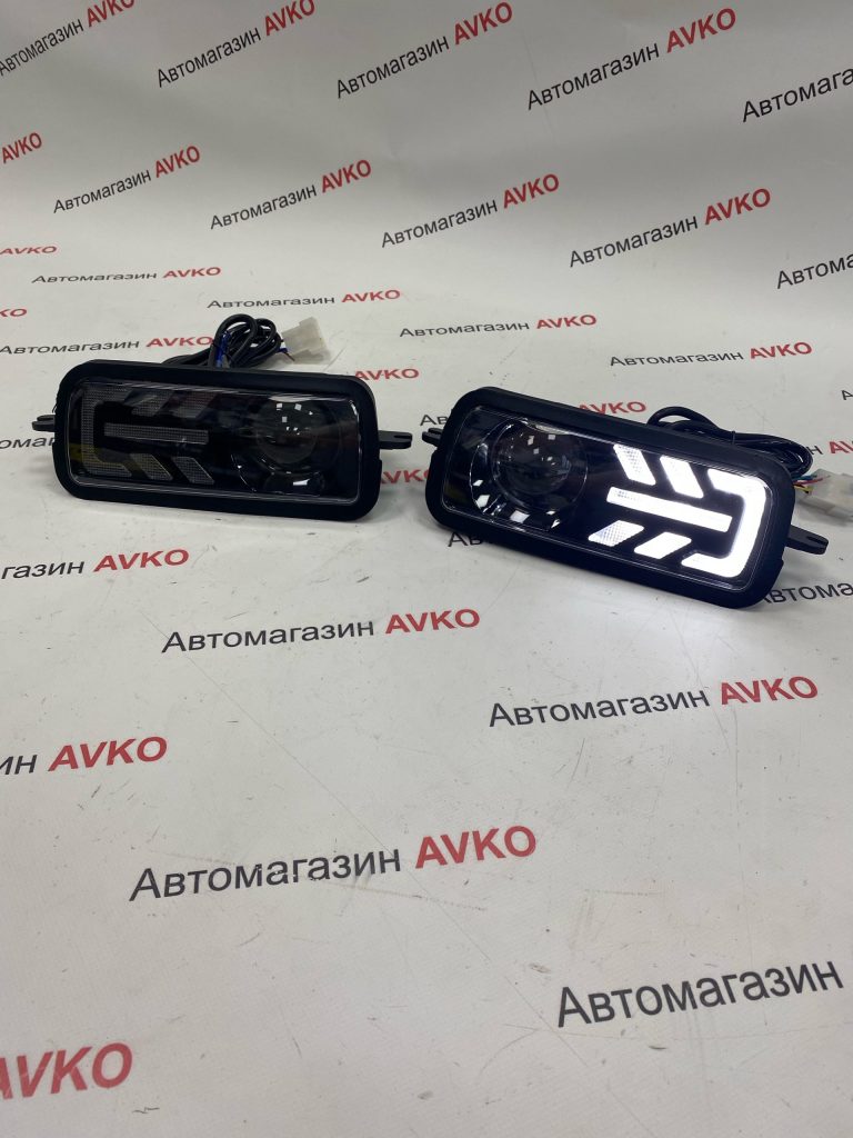 Диодные линзовые подфарники NTS для Лада Нива