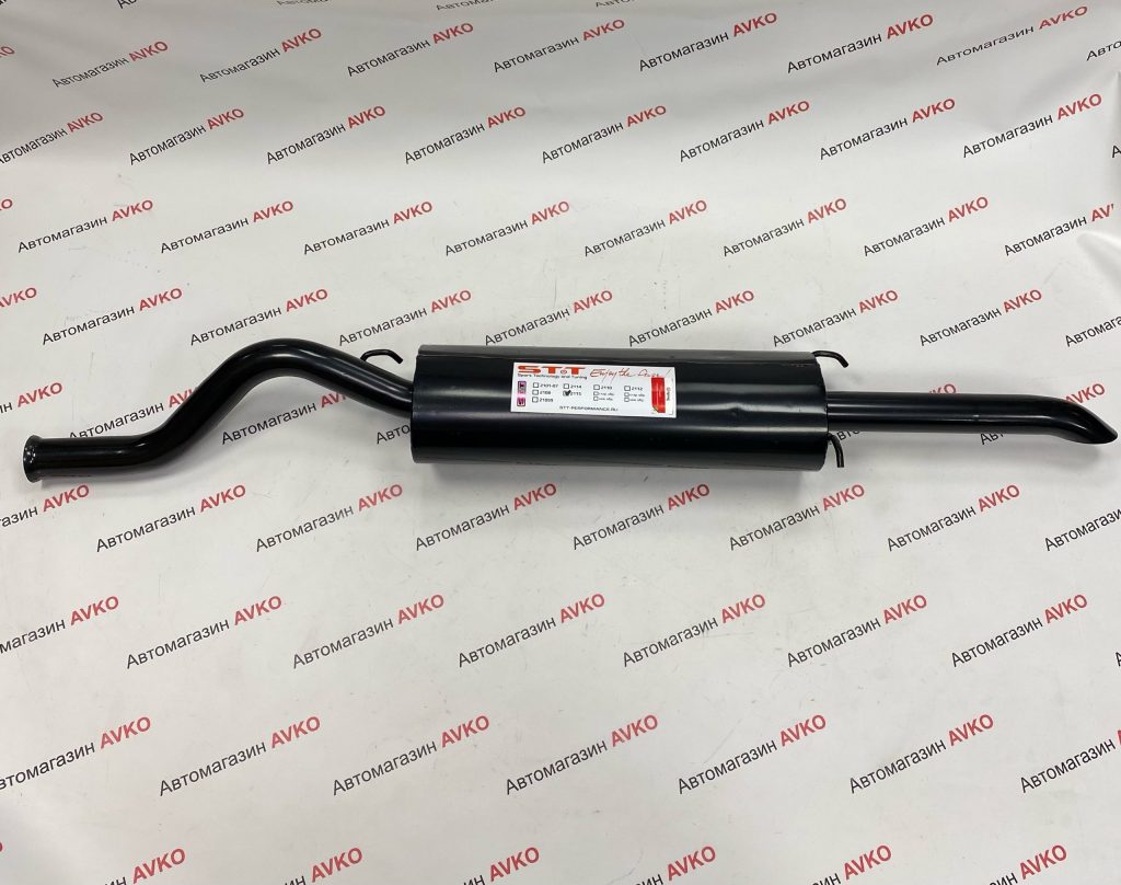 Глушитель STT прямоточный овальный для ам ВАЗ 2115