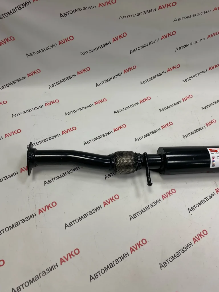 Резонатор под выпускной коллектор STT для  Lada KALINA с гофрой