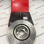 Диск переднего тормоза BREMBO EXTRA R15 вентилируемый ВАЗ 11186 2 штуки