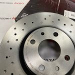 Диск переднего тормоза BREMBO EXTRA R15 вентилируемый ВАЗ 11186 2 штуки