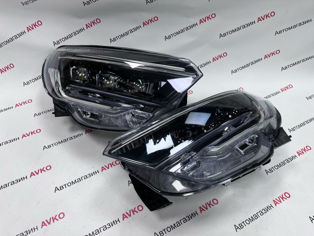 Передние фары 6 Bi Led линз Лада Vesta NG