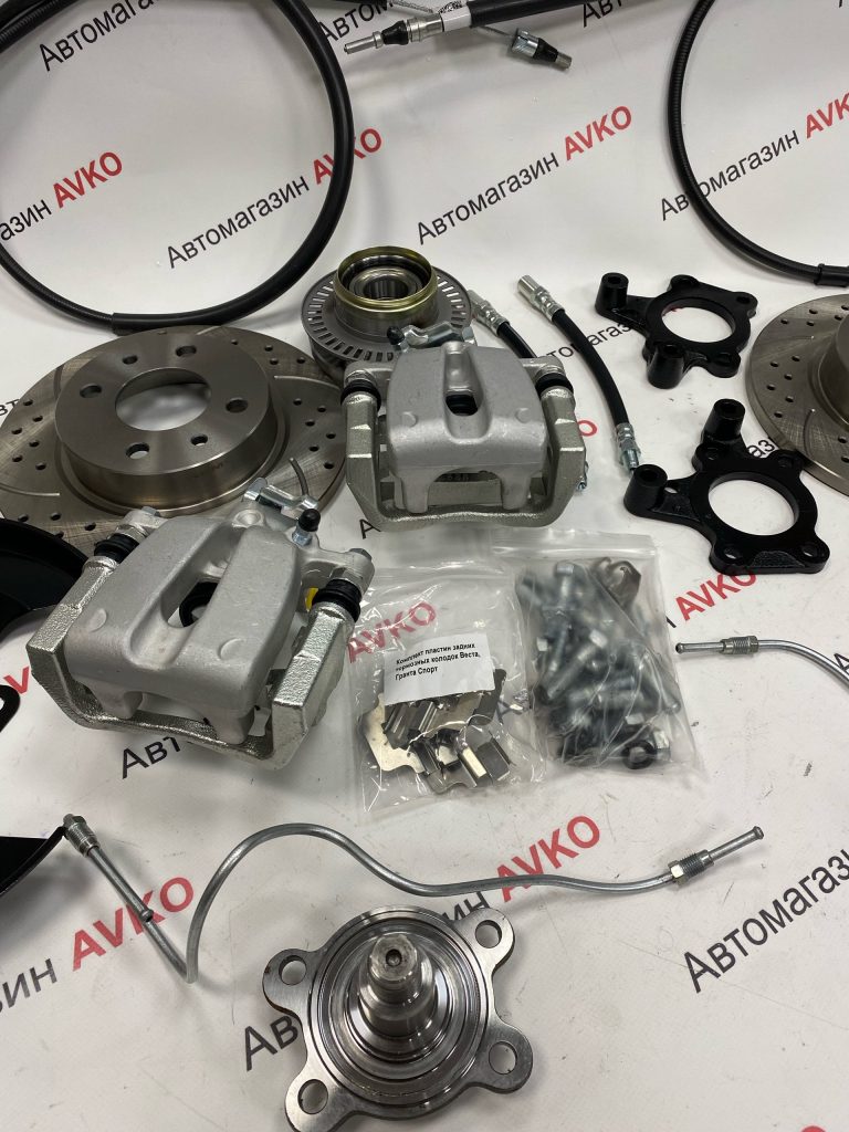 Заводские задние дисковые тормоза под АБС для автомобиля  ВАЗ Калина Гранта