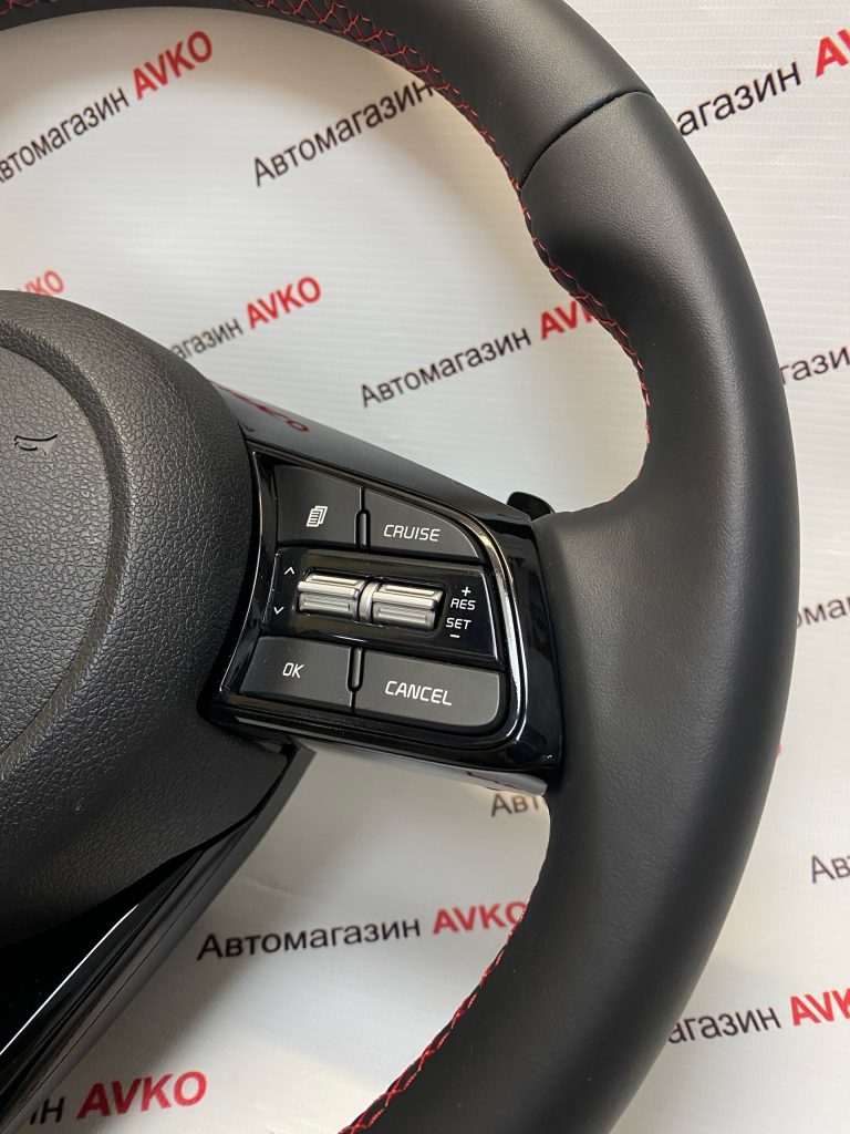 Мультируль БЕЗ ПОДУШКИ в стиле KIA CERATO OPTIMA GT LINE для Ваз 2110 2112 евро Приора Гранта Калина