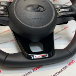Мультируль БЕЗ ПОДУШКИ в стиле KIA CERATO OPTIMA GT LINE для Ваз 2110 2112 евро Приора Гранта Калина