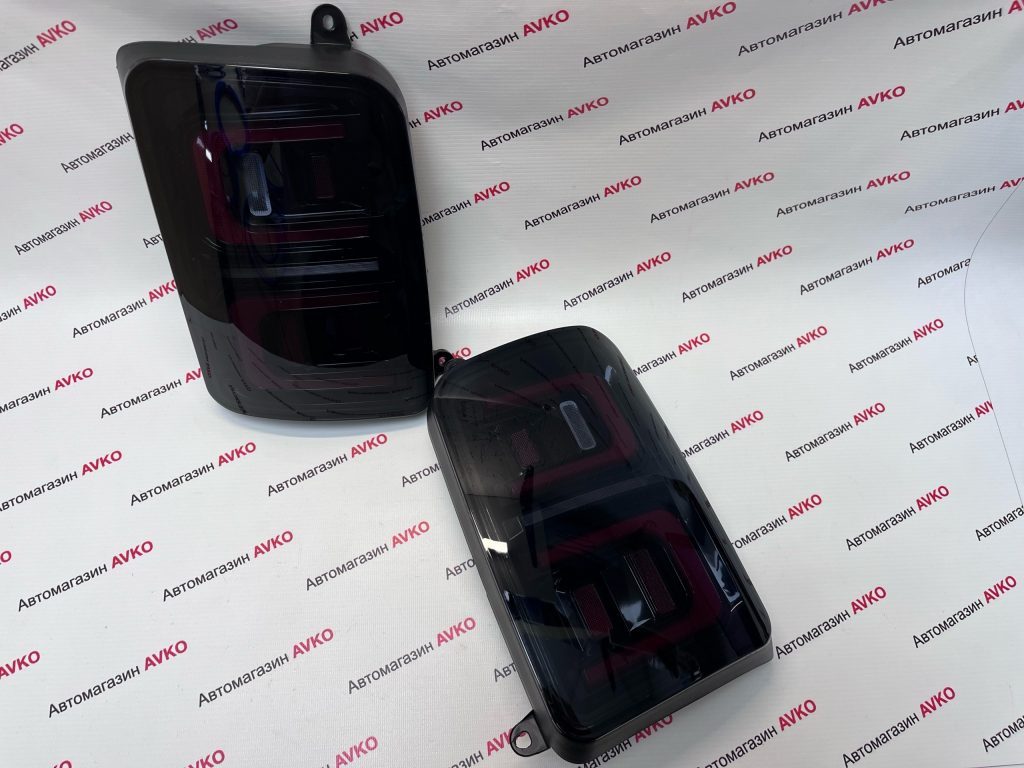 Светодиодные черные задние фонари для  LADA Нива Sal Man